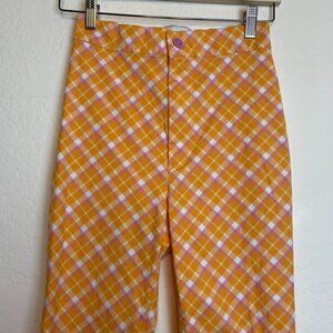 Urban Outfitters Plaid Pattern High Waisted Pants | Y2K